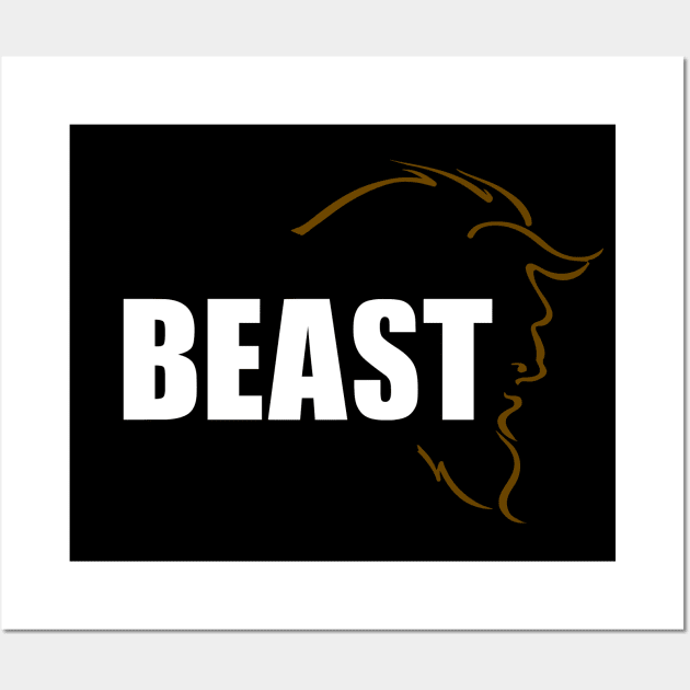 The Beast Wall Art by AubreyI3ird